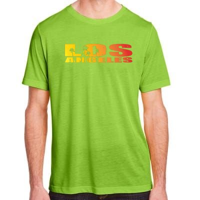 Los Angeles Retro Sunset Adult ChromaSoft Performance T-Shirt