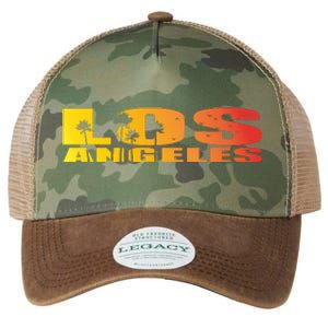 Los Angeles Retro Sunset Legacy Tie Dye Trucker Hat