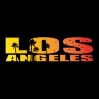 Los Angeles Retro Sunset USA-Made Doggie Bandana