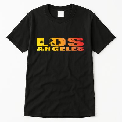 Los Angeles Retro Sunset Tall T-Shirt