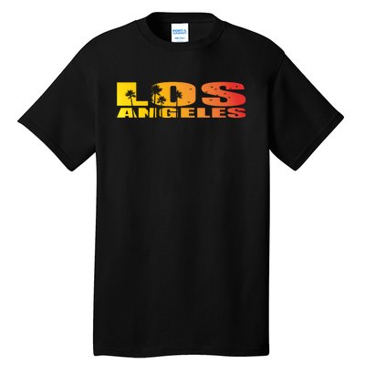 Los Angeles Retro Sunset Tall T-Shirt