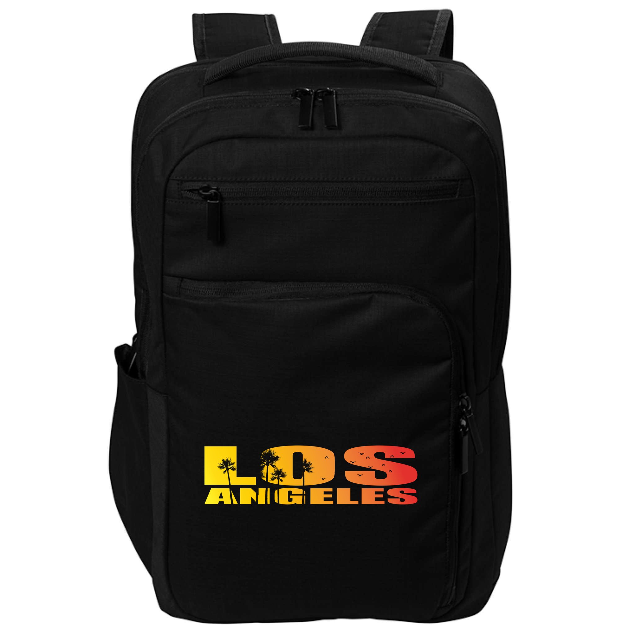 Los Angeles Retro Sunset Impact Tech Backpack