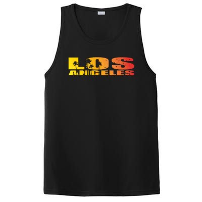 Los Angeles Retro Sunset PosiCharge Competitor Tank