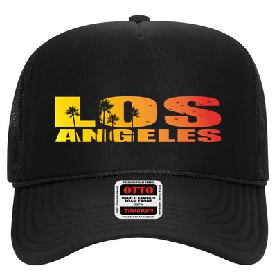 Los Angeles Retro Sunset Trucker Hat