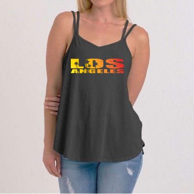 Los Angeles Retro Sunset Women's Strappy Tank