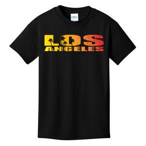 Los Angeles Retro Sunset Kids T-Shirt