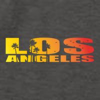 Los Angeles Retro Sunset Vector Backpack