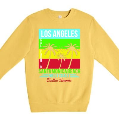 Los Angeles Santa Monica Beach Premium Crewneck Sweatshirt