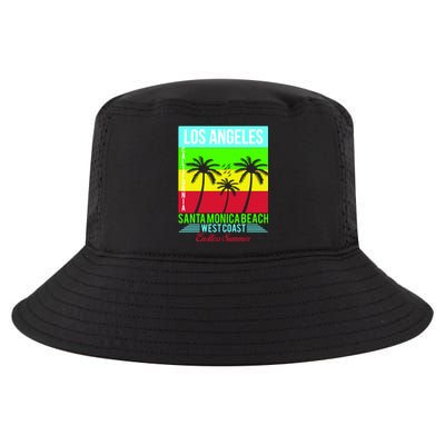 Los Angeles Santa Monica Beach Cool Comfort Performance Bucket Hat