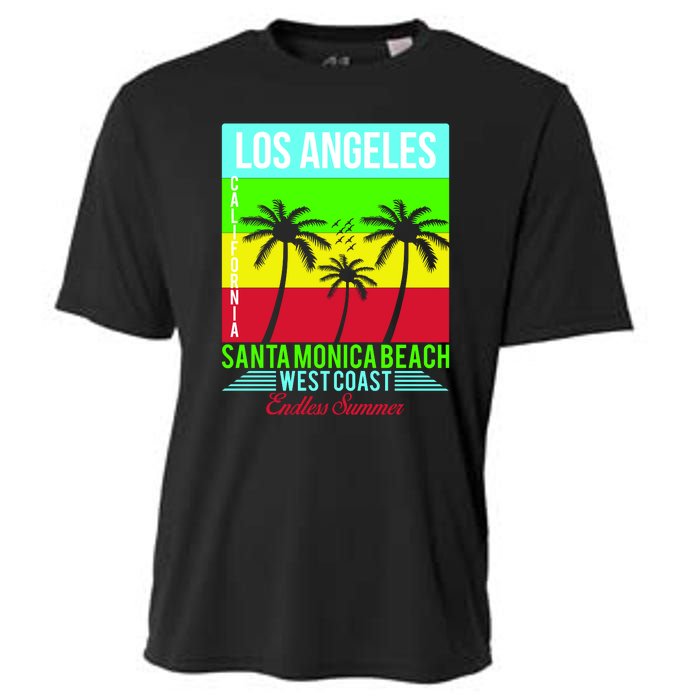 Los Angeles Santa Monica Beach Cooling Performance Crew T-Shirt