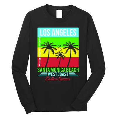 Los Angeles Santa Monica Beach Long Sleeve Shirt