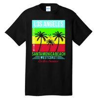 Los Angeles Santa Monica Beach Tall T-Shirt