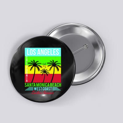 Los Angeles Santa Monica Beach Button