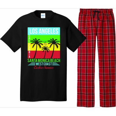 Los Angeles Santa Monica Beach Pajama Set