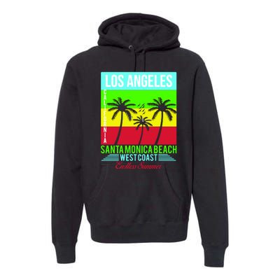 Los Angeles Santa Monica Beach Premium Hoodie