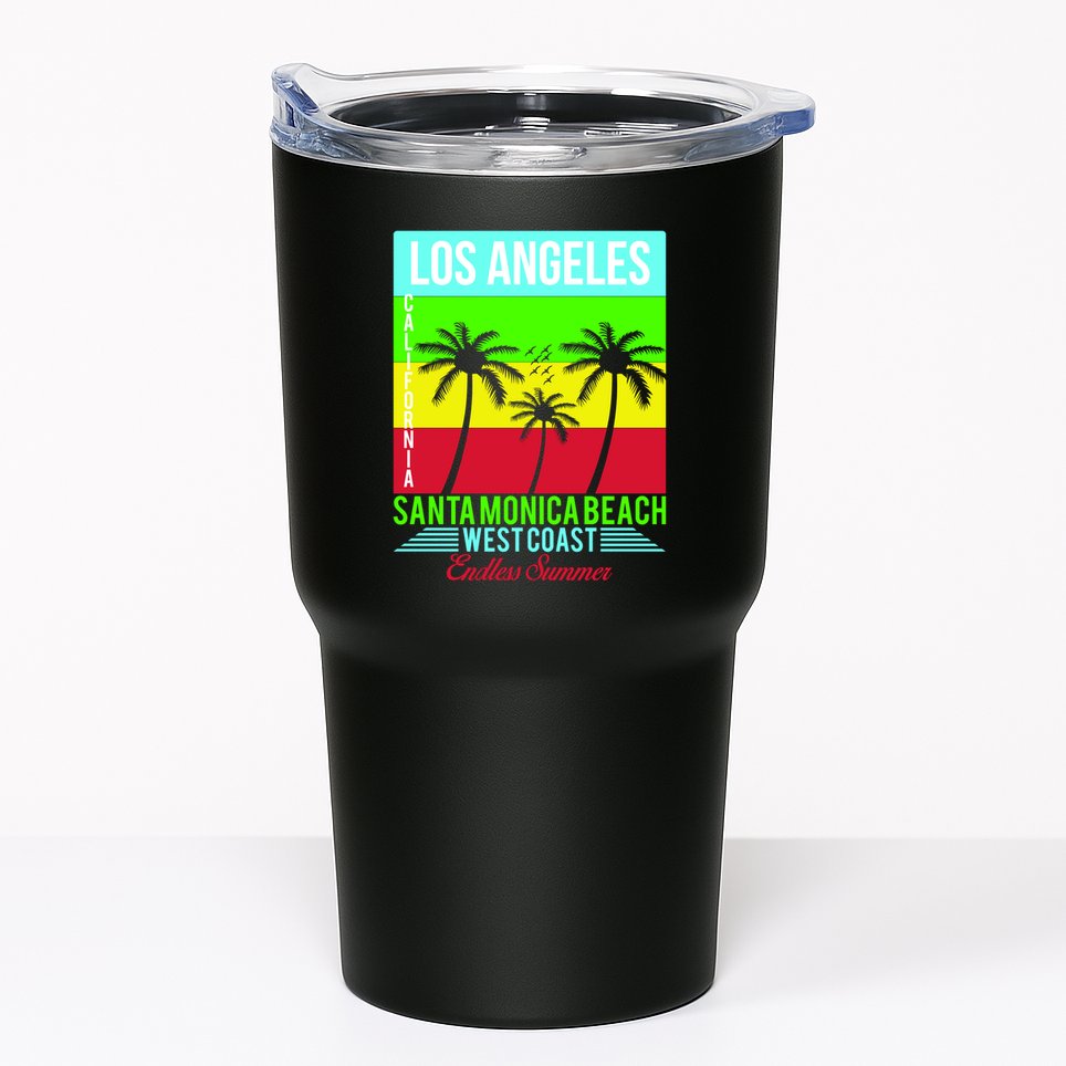 Los Angeles Santa Monica Beach Tumbler