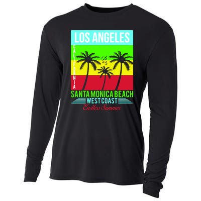 Los Angeles Santa Monica Beach Cooling Performance Long Sleeve Crew