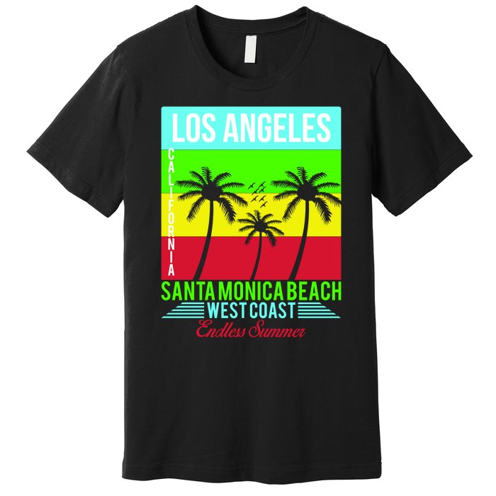 Los Angeles Santa Monica Beach Premium T-Shirt