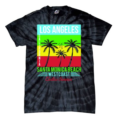 Los Angeles Santa Monica Beach Tie-Dye T-Shirt