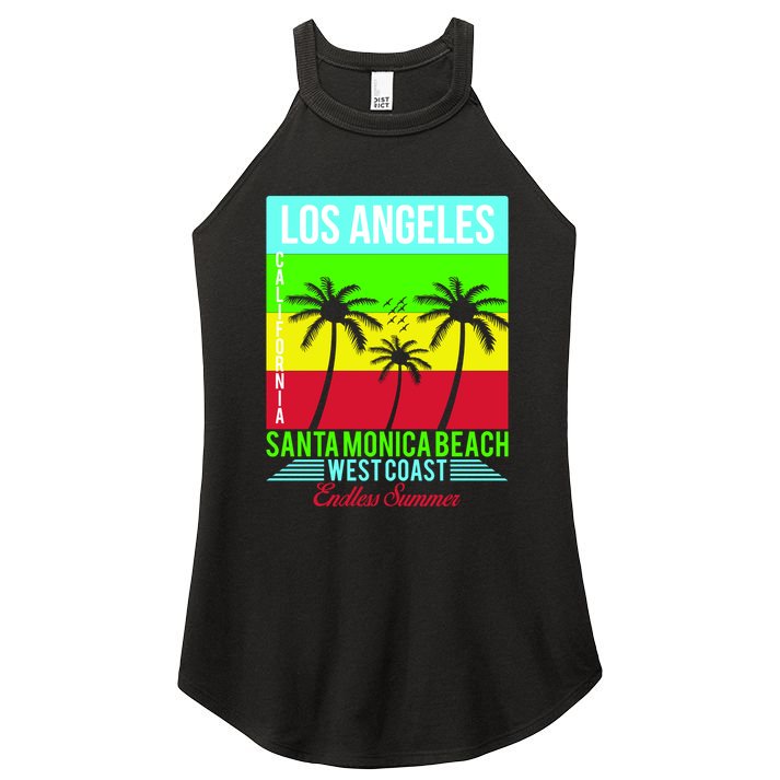 Los Angeles Santa Monica Beach Women's Perfect Tri Rocker Tank