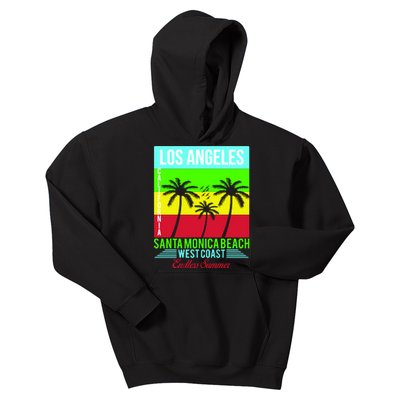 Los Angeles Santa Monica Beach Kids Hoodie