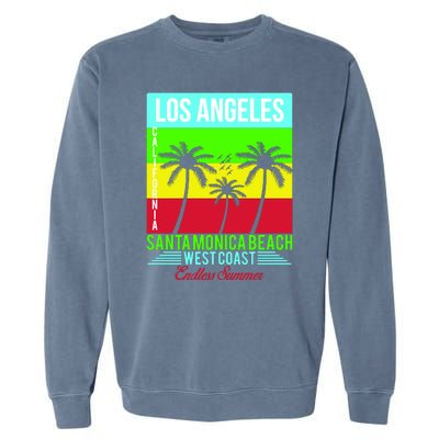 Los Angeles Santa Monica Beach Garment-Dyed Sweatshirt