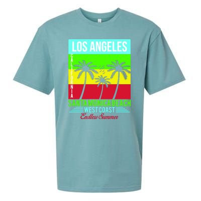 Los Angeles Santa Monica Beach Sueded Cloud Jersey T-Shirt