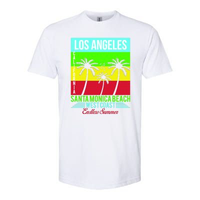 Los Angeles Santa Monica Beach Softstyle CVC T-Shirt