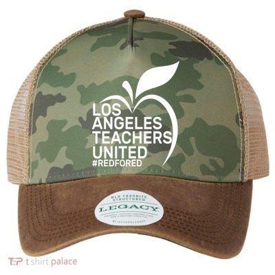 Los Angeles Teachers United Red For Ed Legacy Tie Dye Trucker Hat