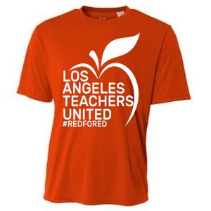 Los Angeles Teachers United Red For Ed Cooling Performance Crew T-Shirt