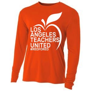 Los Angeles Teachers United Red For Ed Cooling Performance Long Sleeve Crew