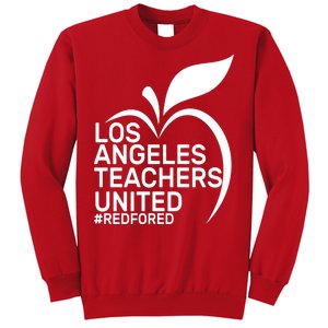 Los Angeles Teachers United Red For Ed Sweatshirt