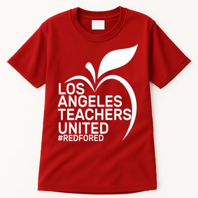 Los Angeles Teachers United Red For Ed Tall T-Shirt