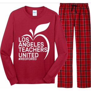 Los Angeles Teachers United Red For Ed Long Sleeve Pajama Set