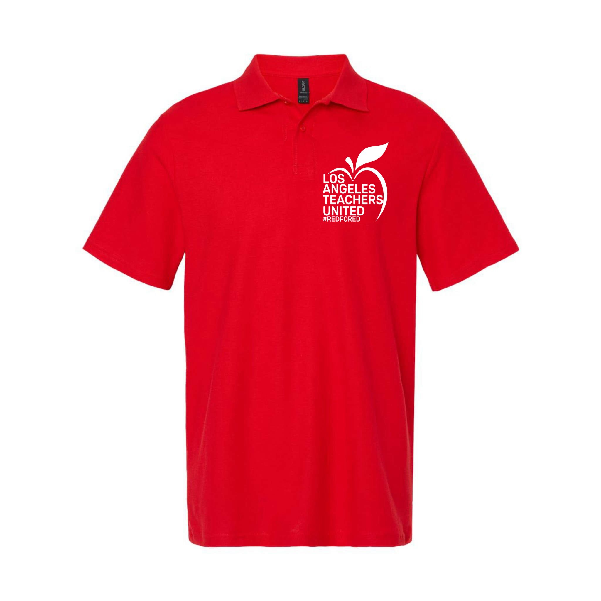 Los Angeles Teachers United Red For Ed Polo