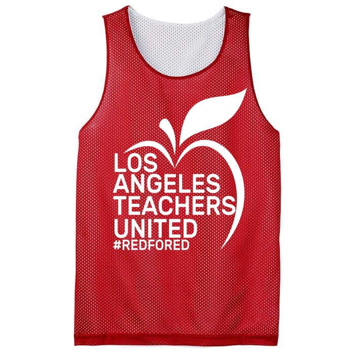 Los Angeles Teachers United Red For Ed Mesh Reversible Basketball Jersey Tank