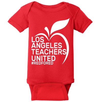 Los Angeles Teachers United Red For Ed Baby Bodysuit