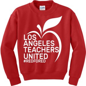 Los Angeles Teachers United Red For Ed Kids Sweatshirt