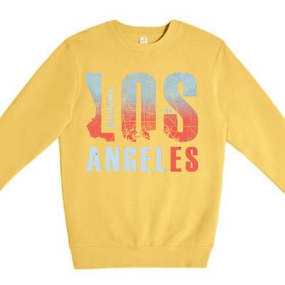 Los Angeles Vintage Emblem Premium Crewneck Sweatshirt