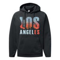 Los Angeles Vintage Emblem Performance Fleece Hoodie