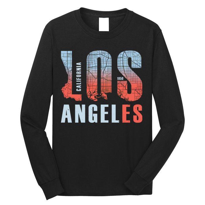 Los Angeles Vintage Emblem Long Sleeve Shirt