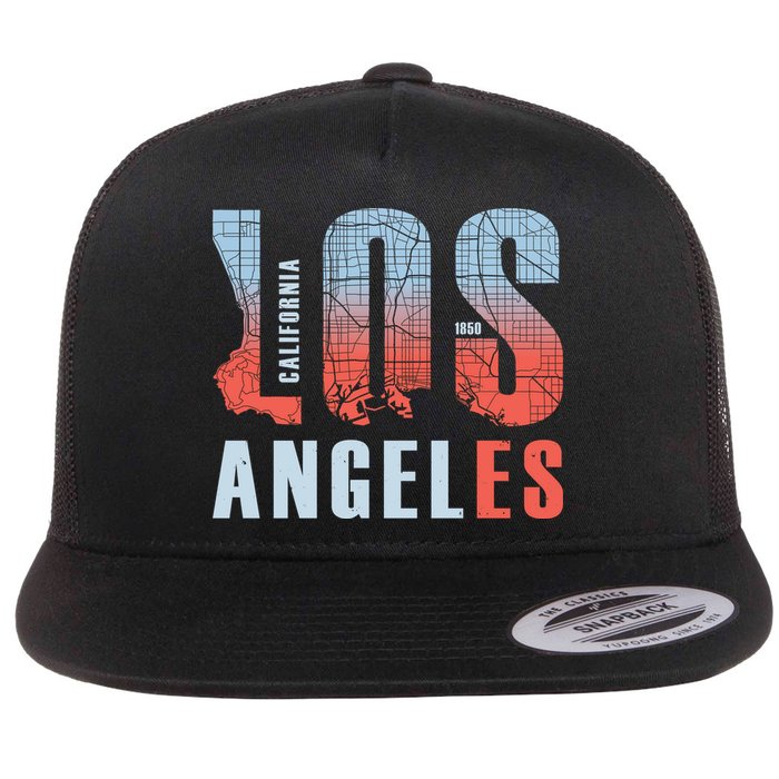Los Angeles Vintage Emblem Flatbill Hat