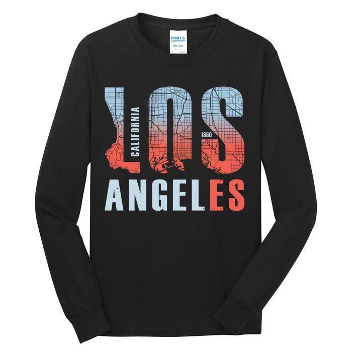 Los Angeles Vintage Emblem Tall Long Sleeve T-Shirt