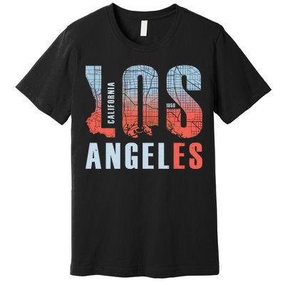 Los Angeles Vintage Emblem Premium T-Shirt