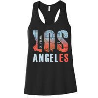 Los Angeles Vintage Emblem Women's Racerback Tank