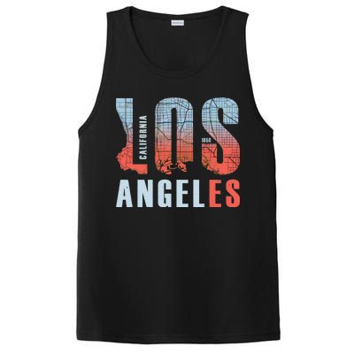 Los Angeles Vintage Emblem PosiCharge Competitor Tank