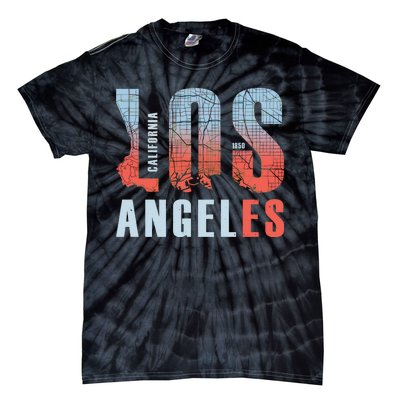 Los Angeles Vintage Emblem Tie-Dye T-Shirt