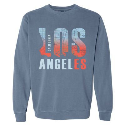 Los Angeles Vintage Emblem Garment-Dyed Sweatshirt