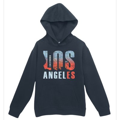 Los Angeles Vintage Emblem Urban Pullover Hoodie