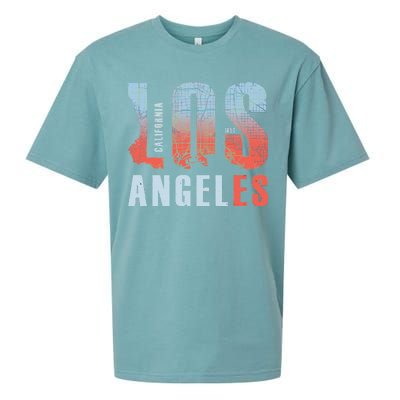 Los Angeles Vintage Emblem Sueded Cloud Jersey T-Shirt